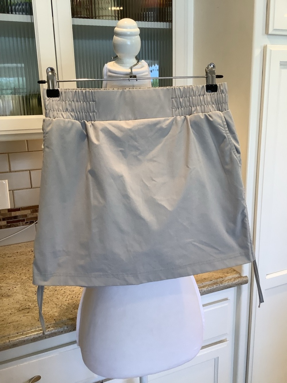 Palmyth Light Gray Active Skort Small Golf Pickleball Tennis